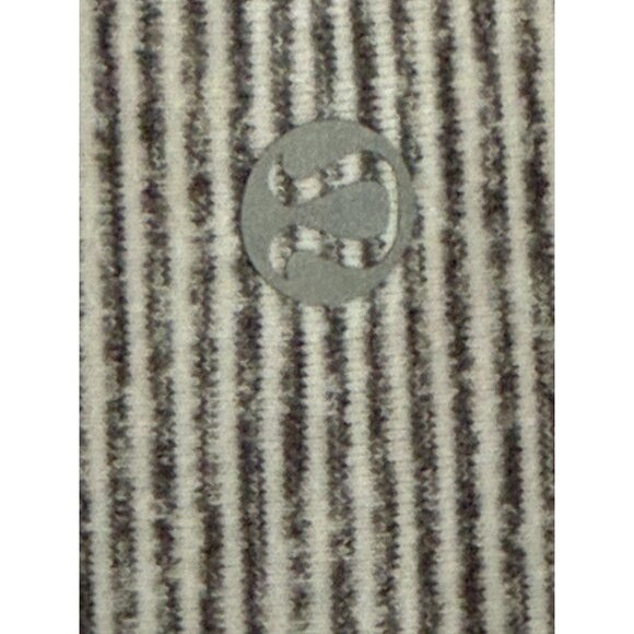 Lululemon Swiftly Tech Long Sleeve Crew Gray Stripe Womens Top Size 4 Lightweigh - Picture 7 of 7